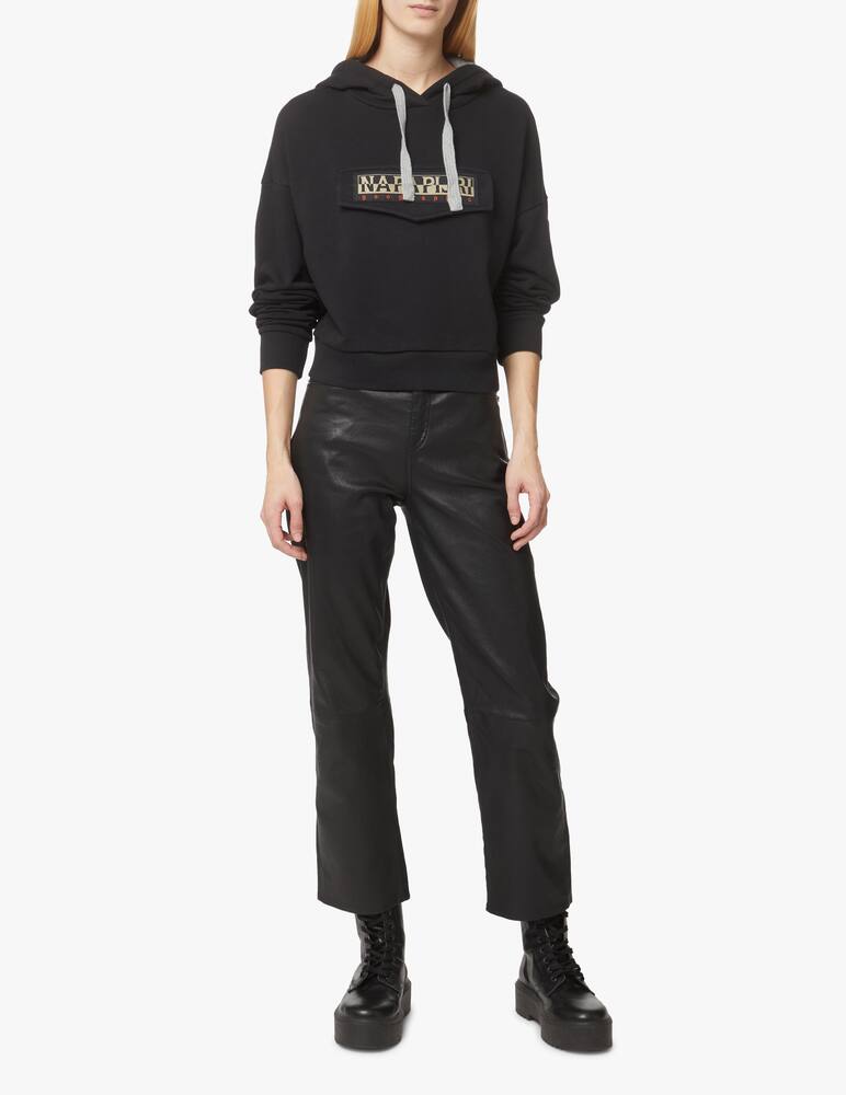 rinascente Napapijri Felpa Burgee Crop - nero