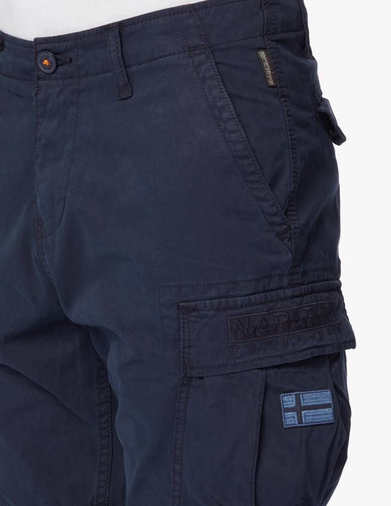 rinascente Napapijri N-nus gabardine cargo shorts - black