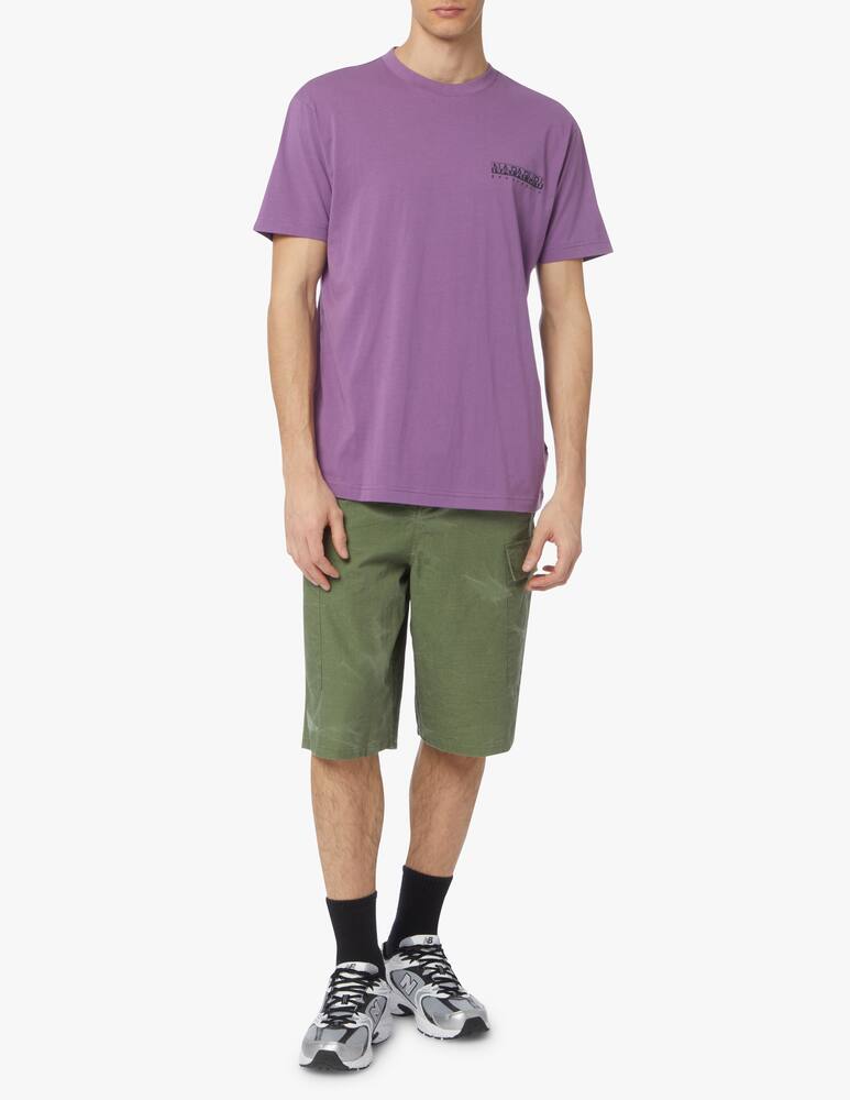 rinascente Napapijri Logo graphic t-shirt - violet