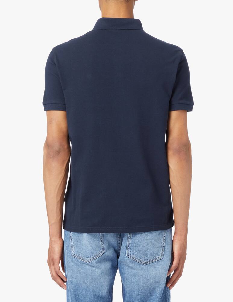 rinascente Napapijri Small flag short sleeve polo - black