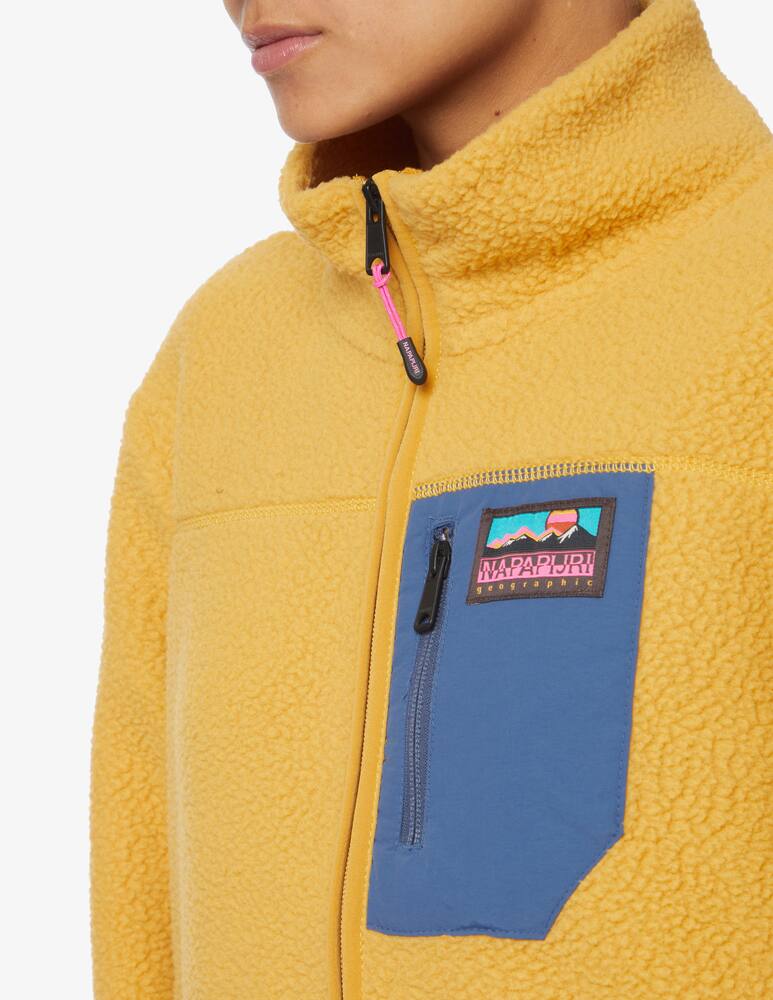 rinascente Napapijri Pile full zip Rappel - Giallo
