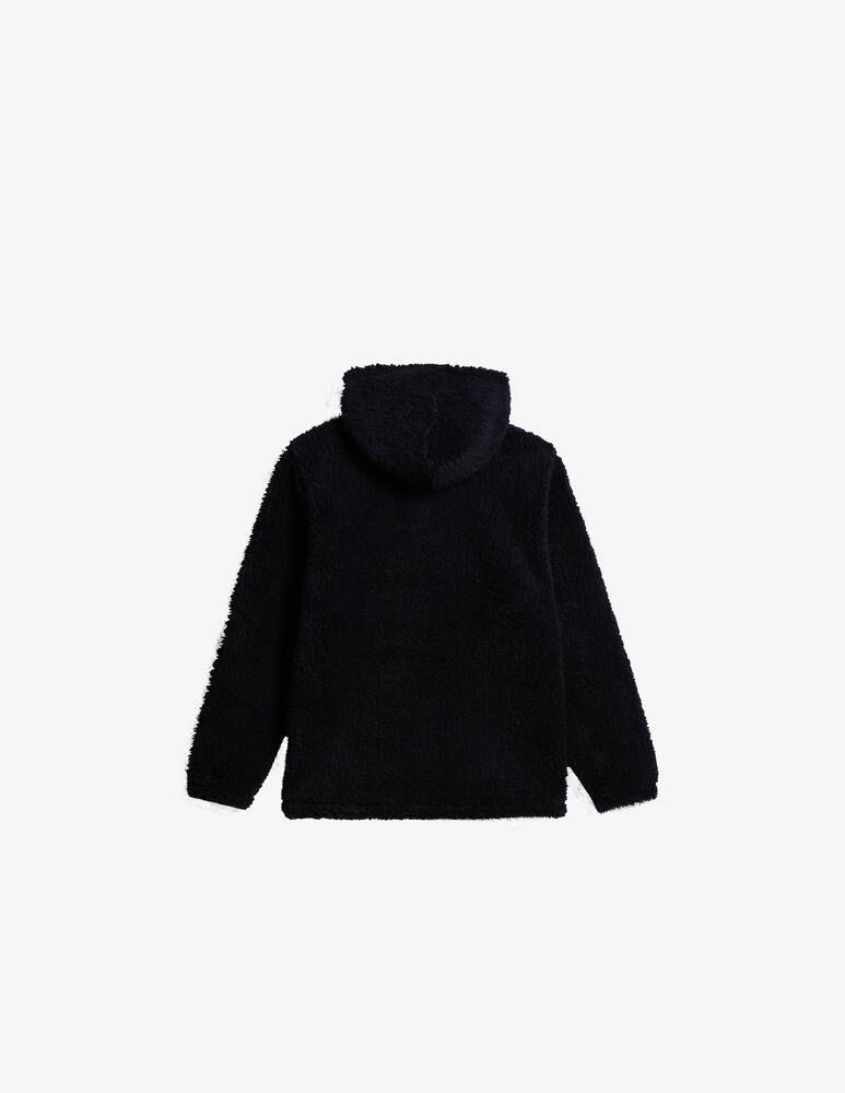 rinascente Napapijri Felpa in pile con cappuccio e mezza zip burgee  - Blu