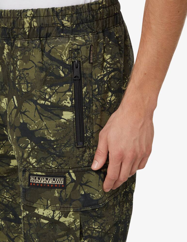 rinascente Napapijri Foliage print m-speed ripstop cargo pant - Green
