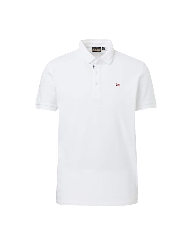 rinascente Napapijri Small flag short sleeve polo - white
