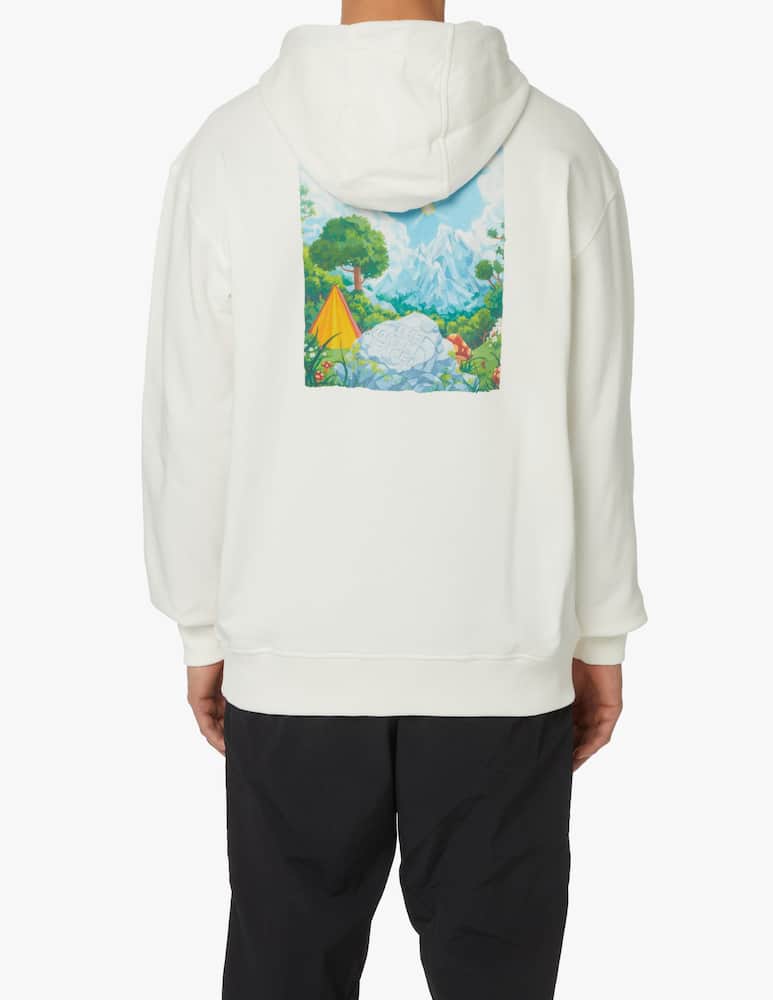 rinascente The North Face Felpa con cappuccio fzip grafworld back - bianco