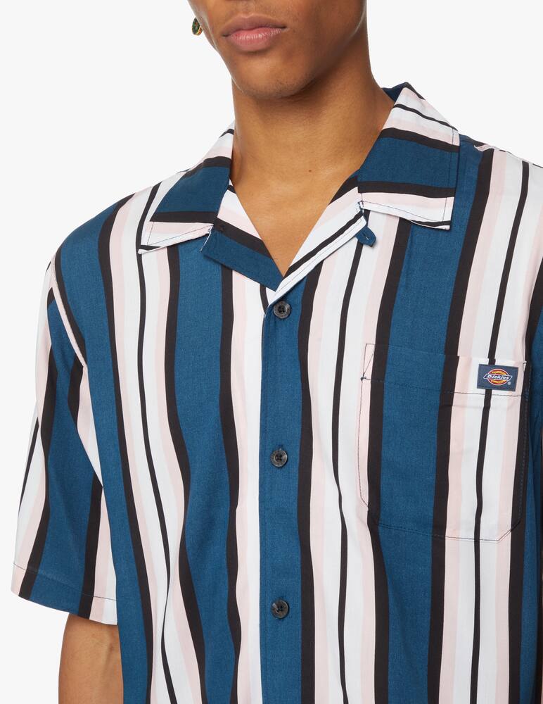 rinascente Dickies Camicia manica corta a righe in cotone leggero - multicolor