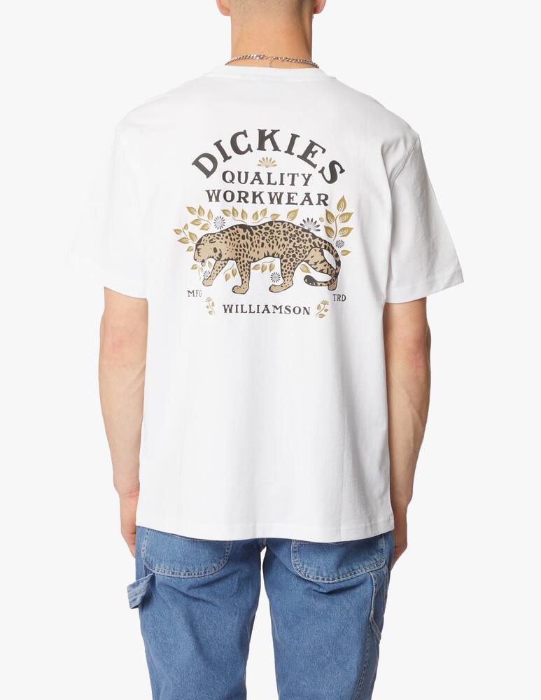 Dickies Maglietta manica corta fort lewis stampa tigre - bianco - immagine 3 Dickies Maglietta manica corta fort lewis stampa tigre - bianco - immagine 3