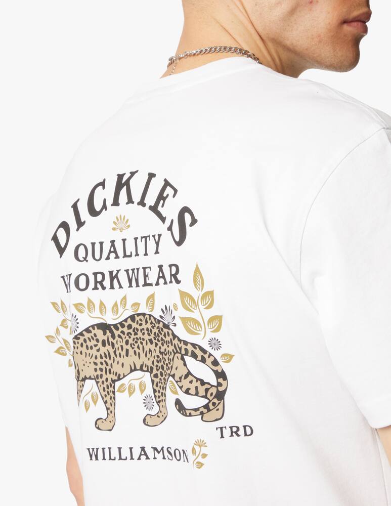 Dickies Maglietta manica corta fort lewis stampa tigre - bianco - immagine 4 Dickies Maglietta manica corta fort lewis stampa tigre - bianco - immagine 4