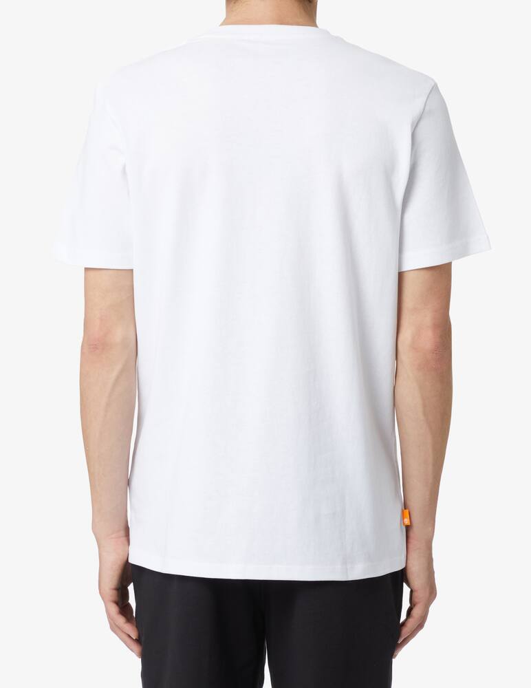 rinascente Timberland Maglietta manica corta woven badge - Bianco