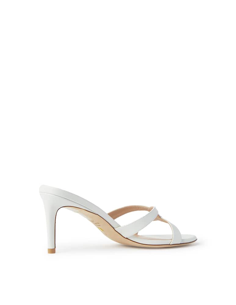 Stuart Weitzman Sandali con tacco in pelle Soireè - bianco - immagine 4