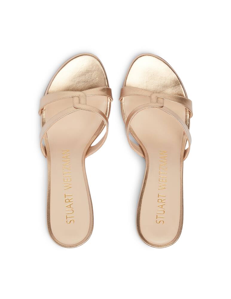 Stuart Weitzman Soireè heeled sandals - gold - picture 3 Stuart Weitzman Soireè heeled sandals - gold - picture 3