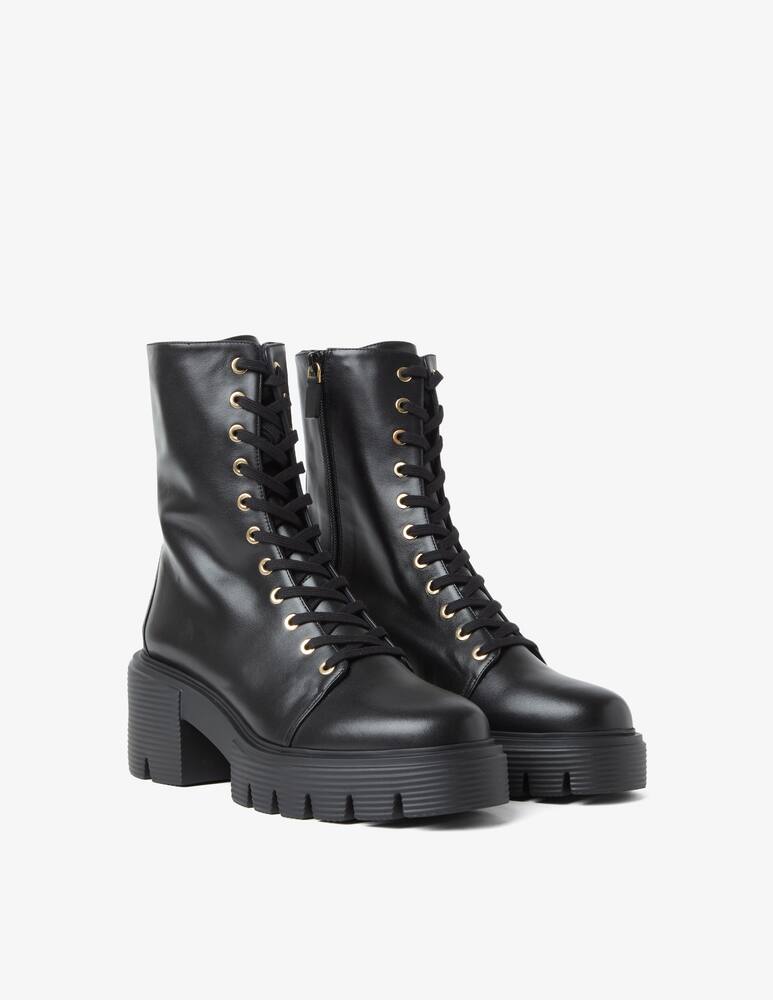 Stuart Weitzman Soho leather biker boots - picture 3 Stuart Weitzman Soho leather biker boots - picture 3