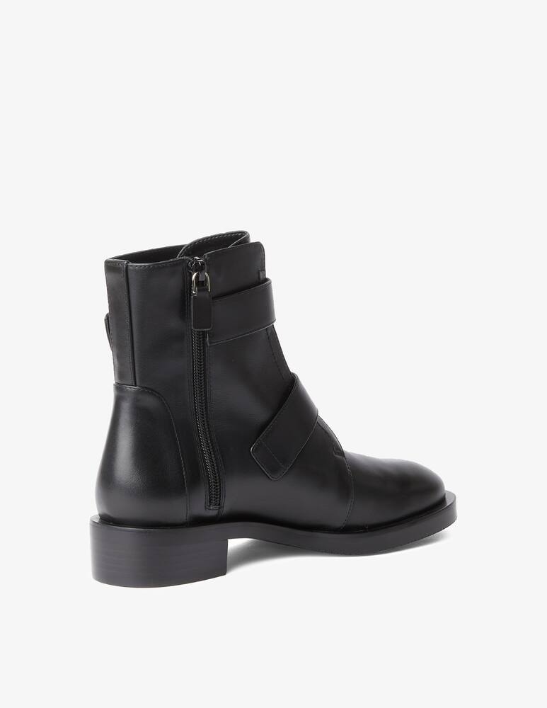 rinascente Stuart Weitzman Ryder pearl buckle bootie - Black