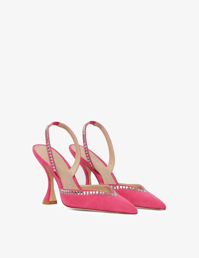 rinascente Stuart Weitzman Slingback in suede