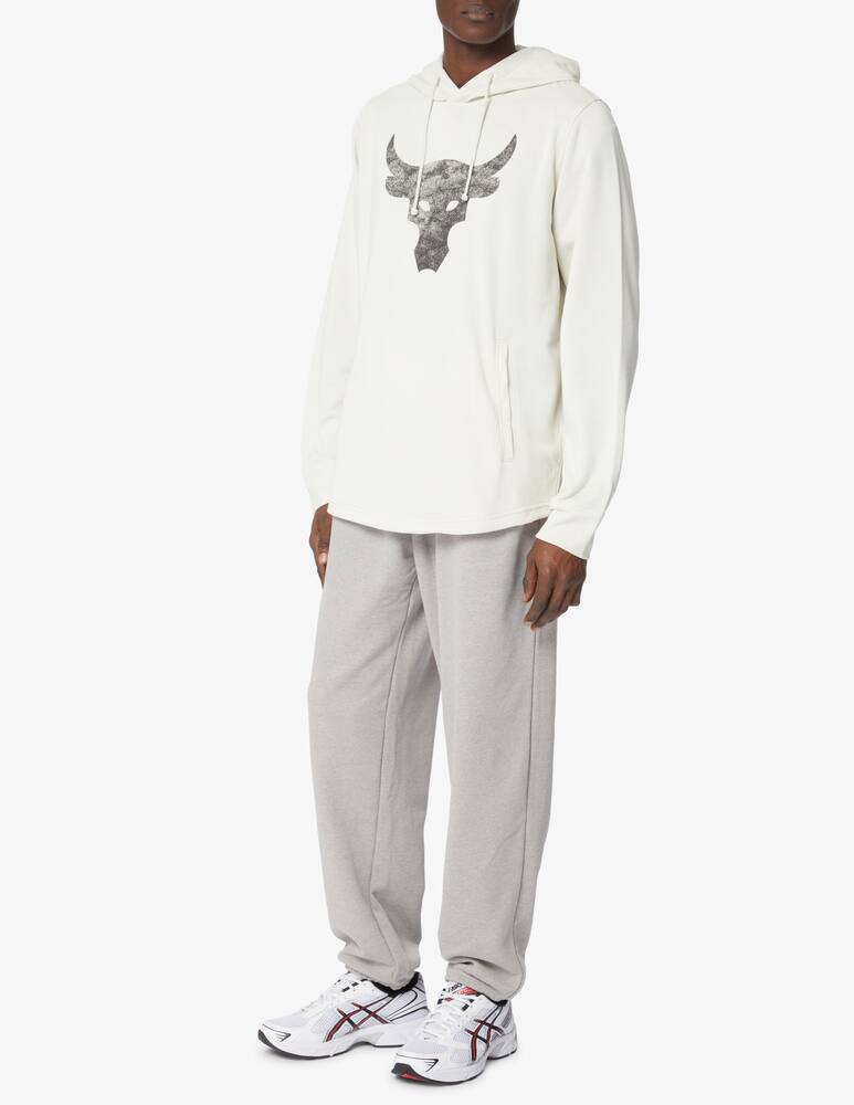 rinascente Under Armour Bull the rock hoodie - White