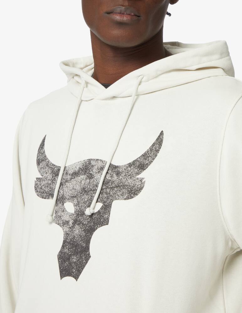 rinascente Under Armour Bull the rock hoodie - White