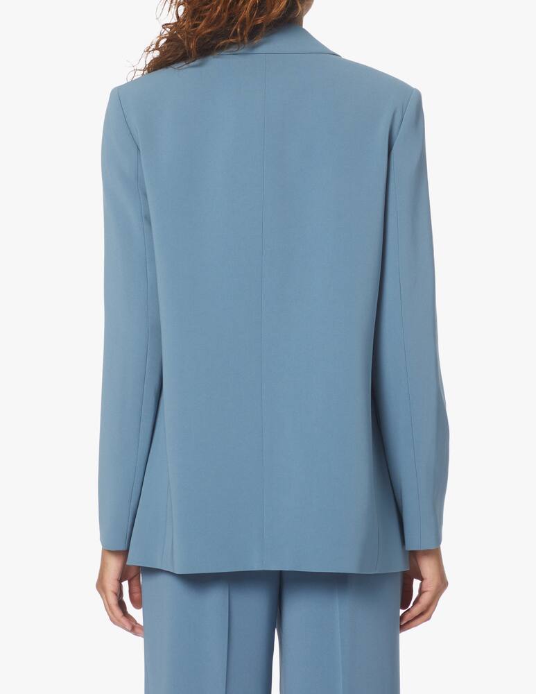 rinascente Theory Blazer in crepe - azzurro