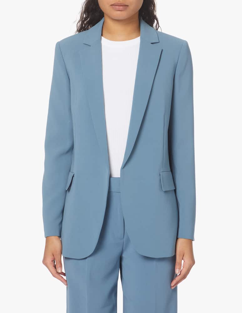 Theory Blazer in crepe - azzurro - immagine 1 Theory Blazer in crepe - azzurro - immagine 1