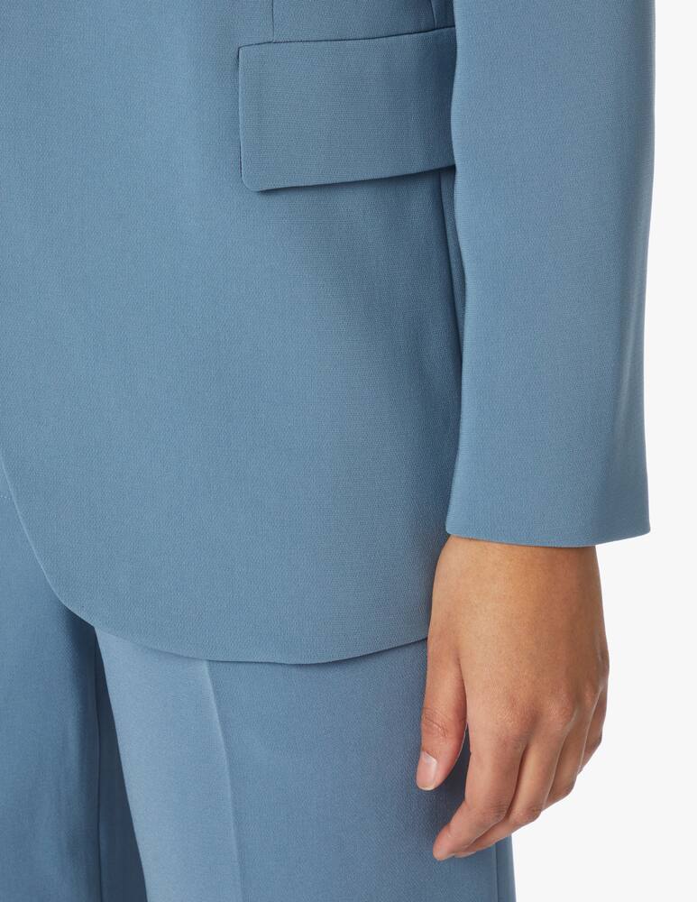 rinascente Theory Blazer in crepe - azzurro