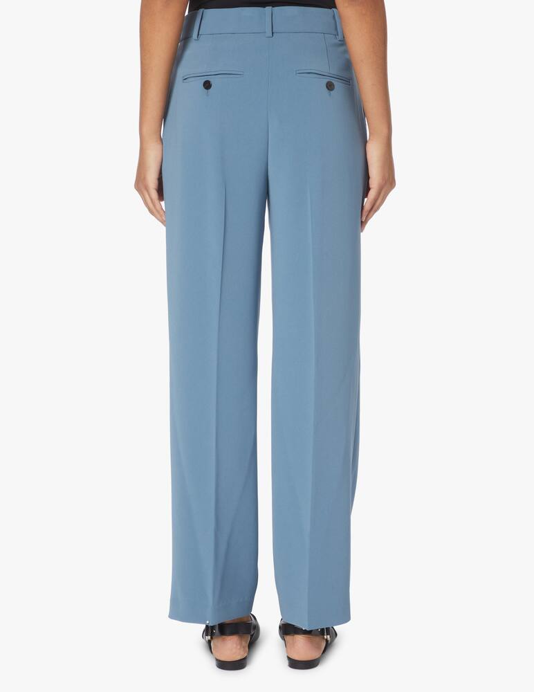 Theory Soft crepe trousers - blue - picture 3 Theory Soft crepe trousers - blue - picture 3