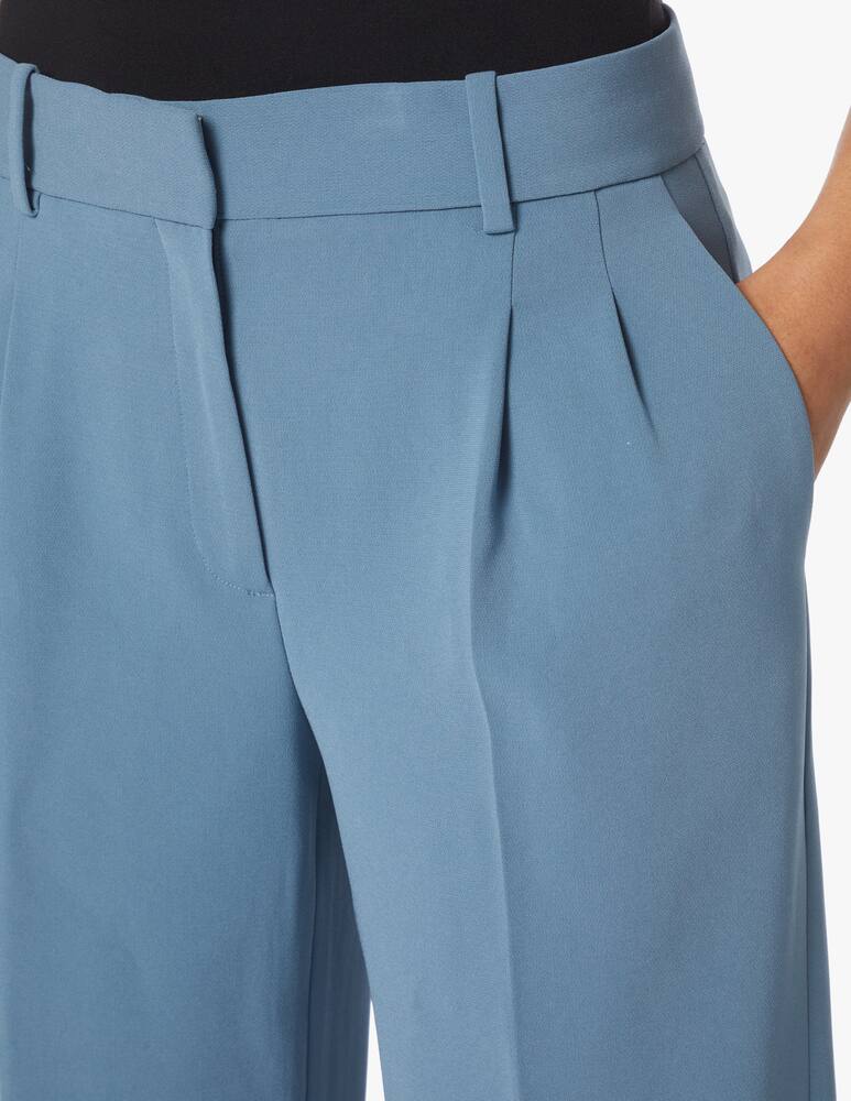 Theory Soft crepe trousers - blue - picture 4 Theory Soft crepe trousers - blue - picture 4