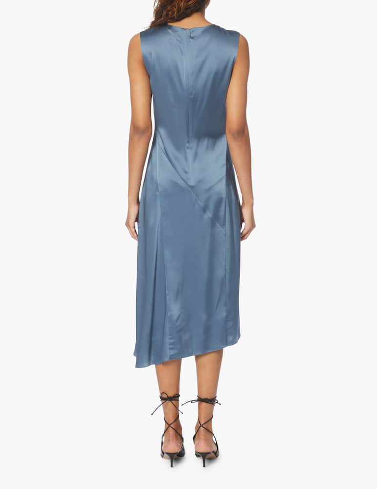 rinascente Theory Satin midi dress - blue