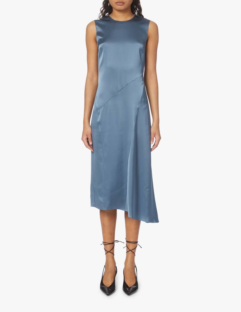 rinascente Theory Satin midi dress - blue
