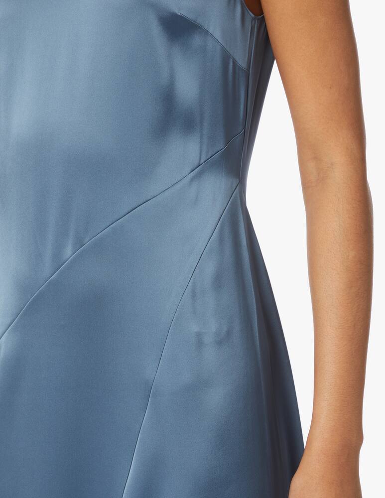 rinascente Theory Satin midi dress - blue