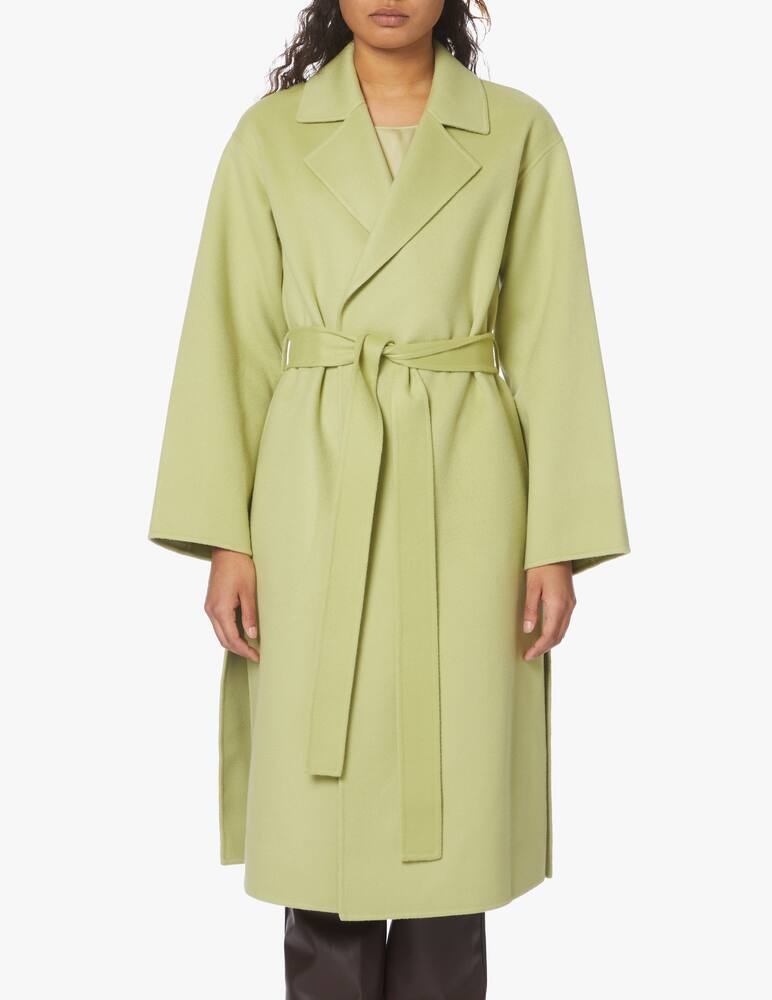 rinascente Theory Wool and cashmere blend coat - yellow