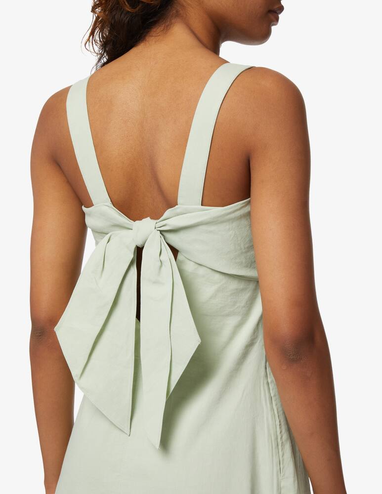 rinascente Theory Abito lungo in misto lino - verde