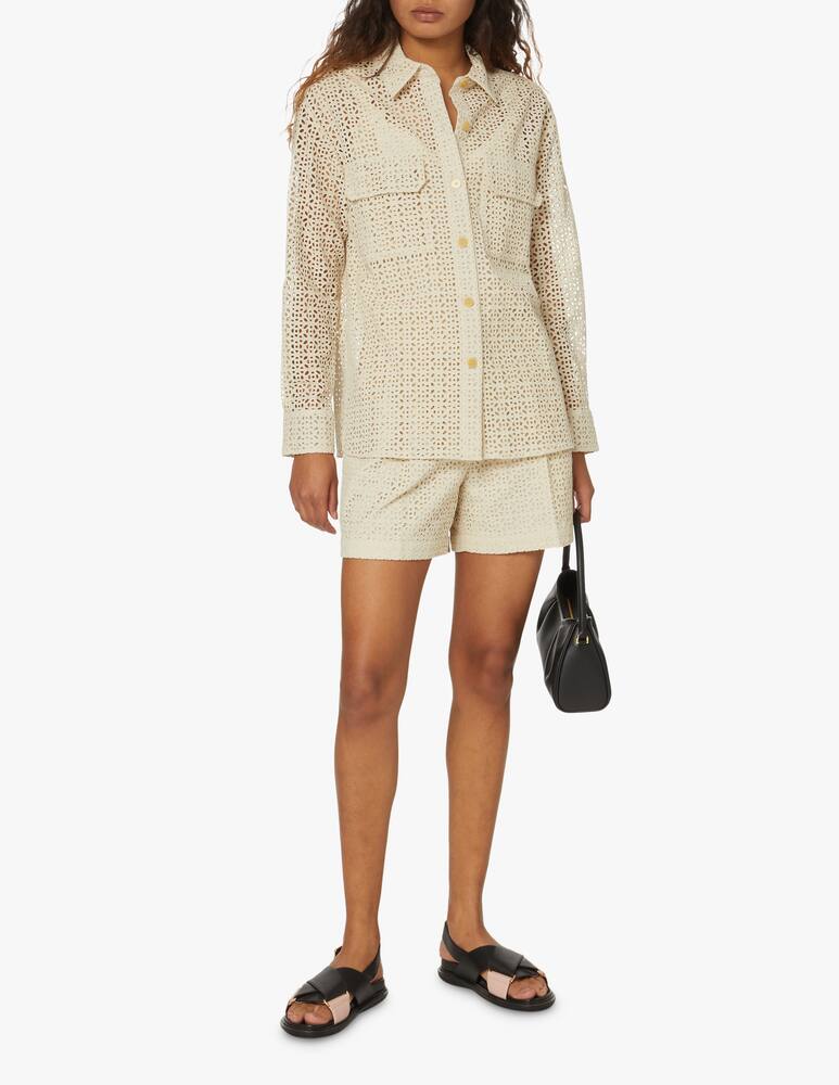 rinascente Theory Sangallo cotton shirt - beige