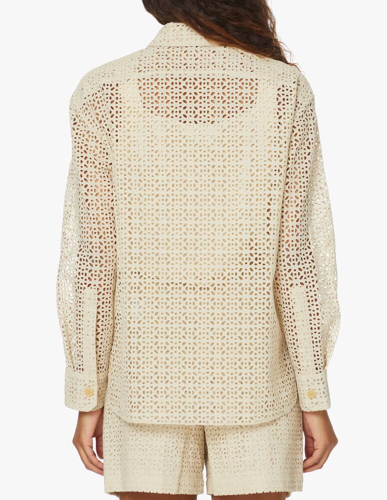 rinascente Theory Sangallo cotton shirt - beige