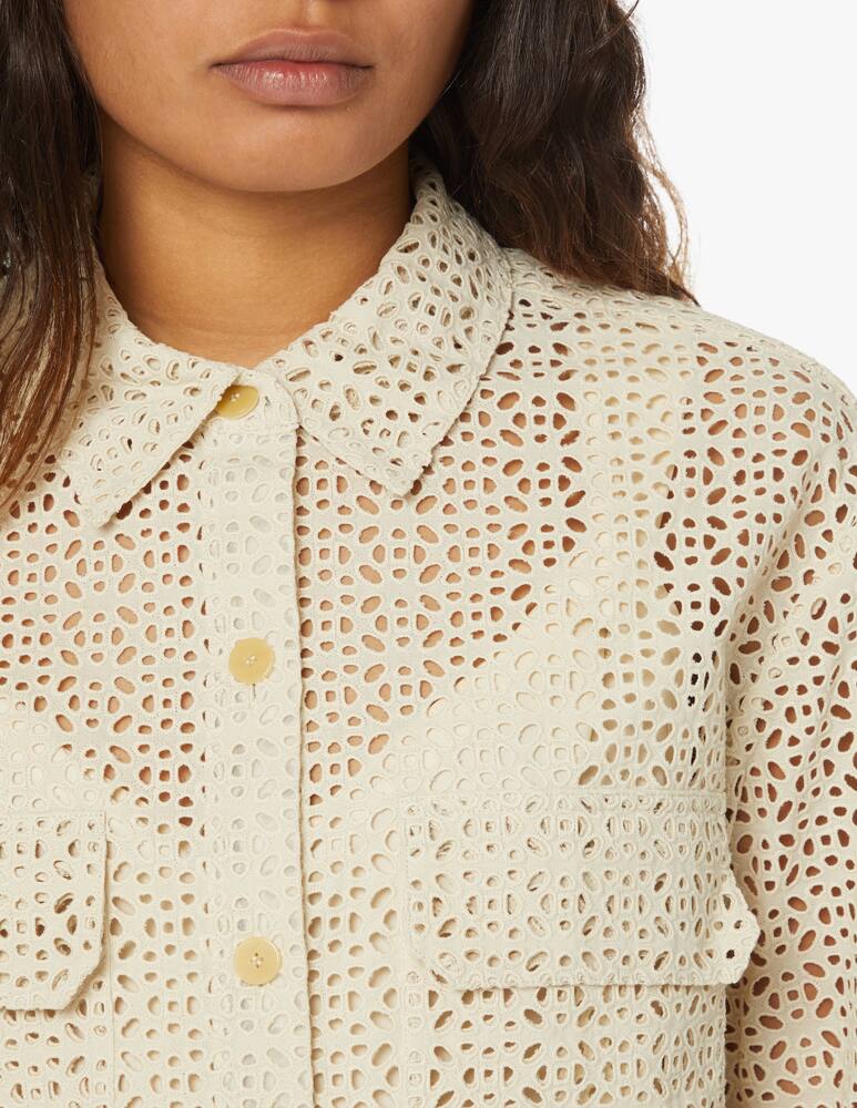 rinascente Theory Sangallo cotton shirt - beige
