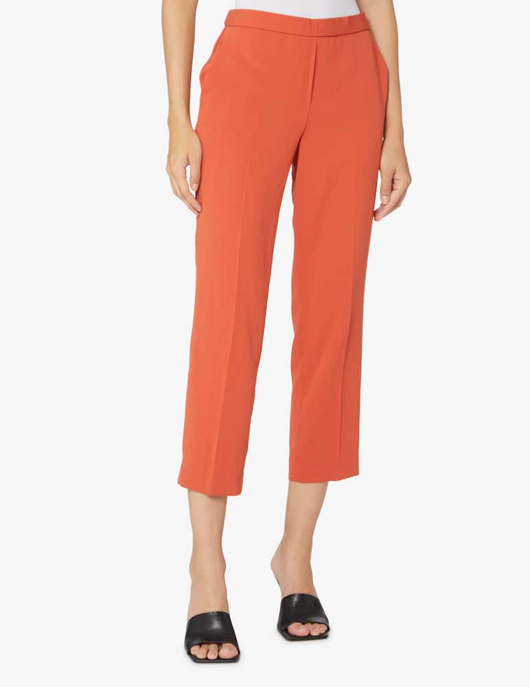 rinascente Theory Pullon stretch cigarette trousers - Orange