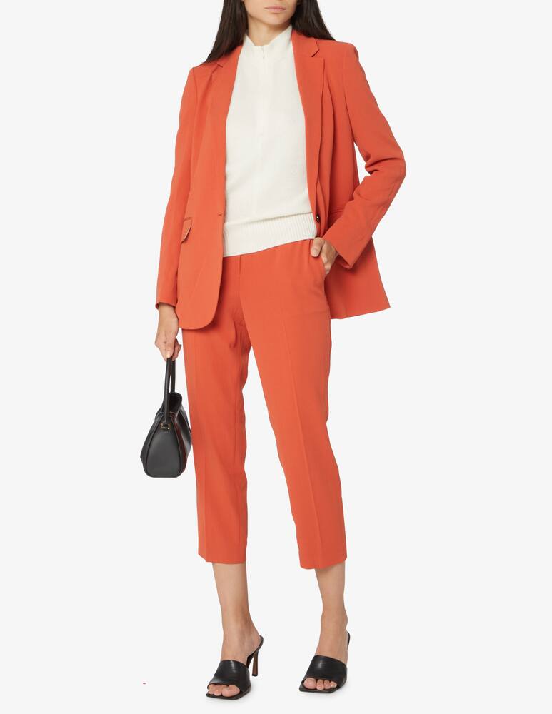 rinascente Theory Maglione in cashmere con mezza zip - Bianco