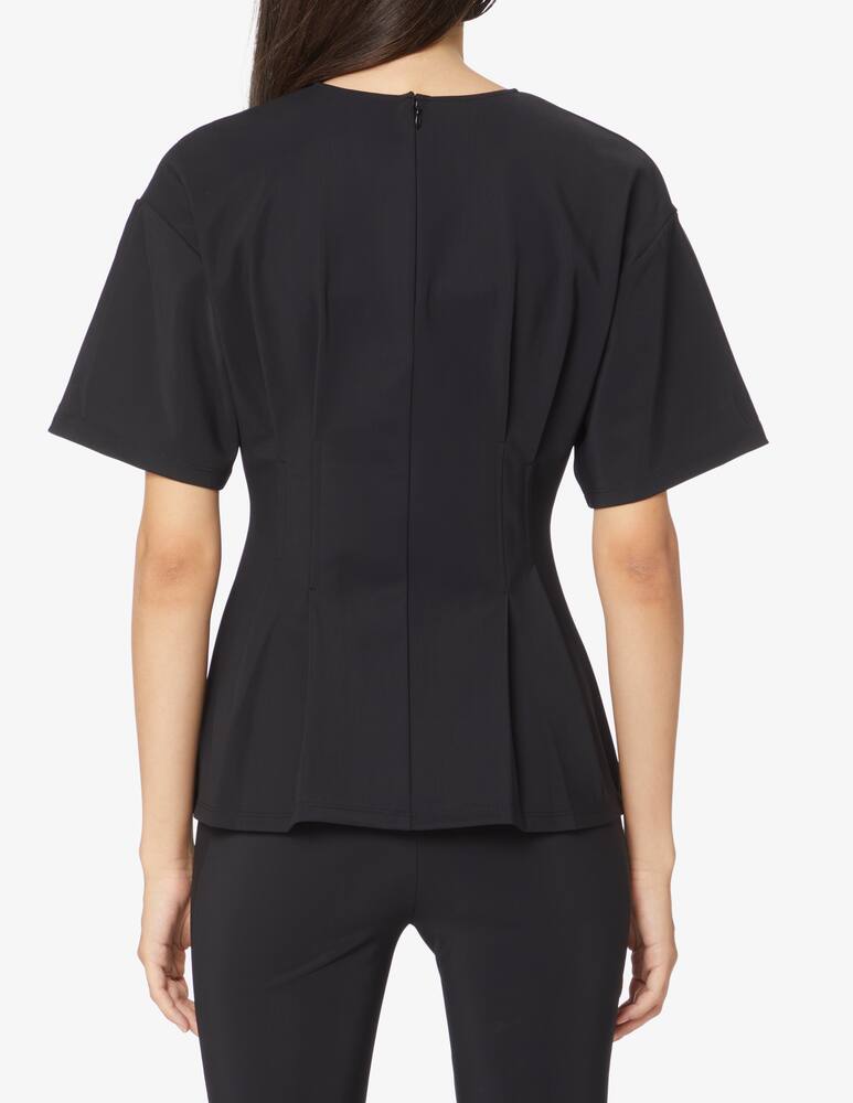 rinascente Theory Pleated technical fabric blouse - Black