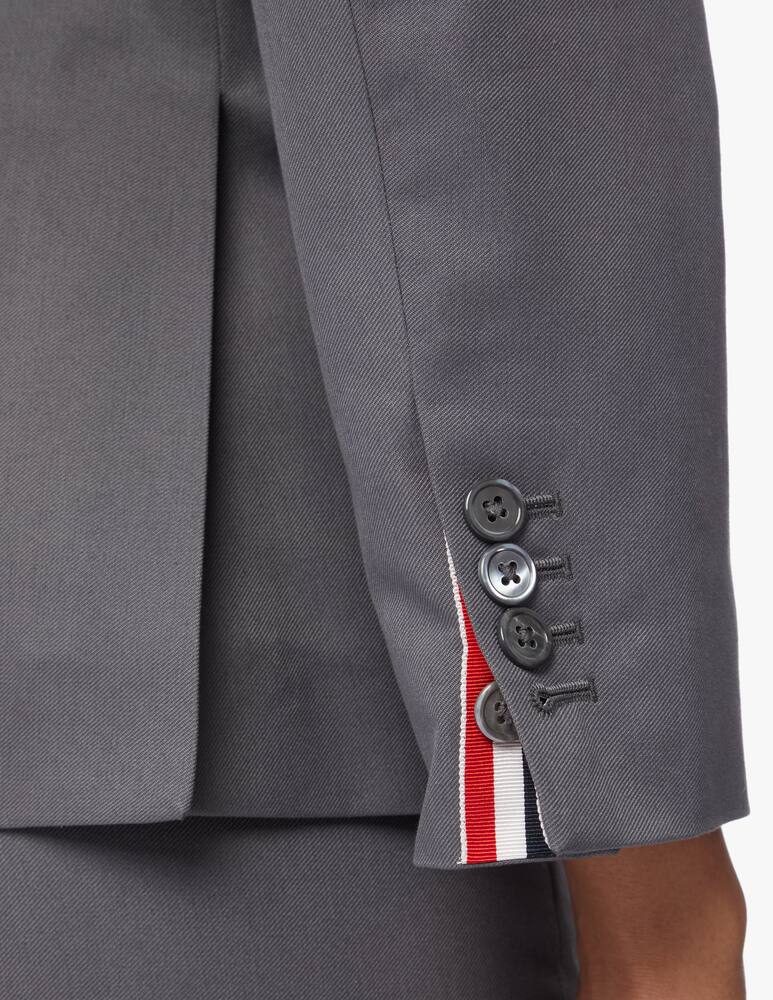 rinascente Thom Browne One button cotton blazer - grey