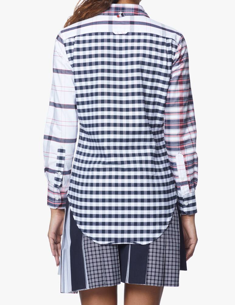 rinascente Thom Browne Camicia in cotone stampa check - multicolor