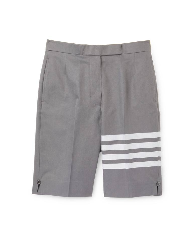 Thom Browne Cotton bermuda shorts - grey - picture 5 Thom Browne Cotton bermuda shorts - grey - picture 5