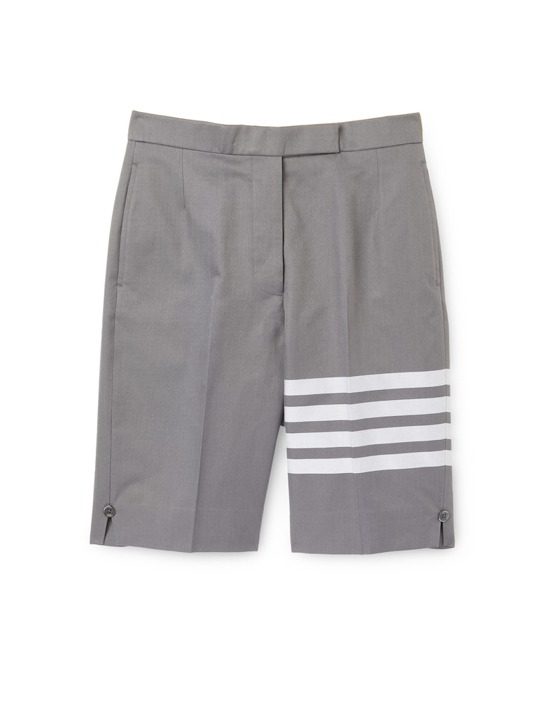 rinascente Thom Browne Cotton bermuda shorts - grey