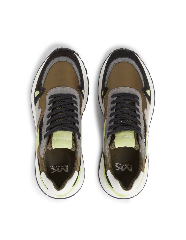 rinascente Michael Kors Miles running sneakers - olive