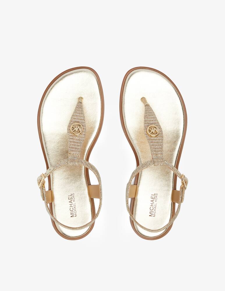 rinascente Michael Michael Kors Mallory Met flat sandals - gold