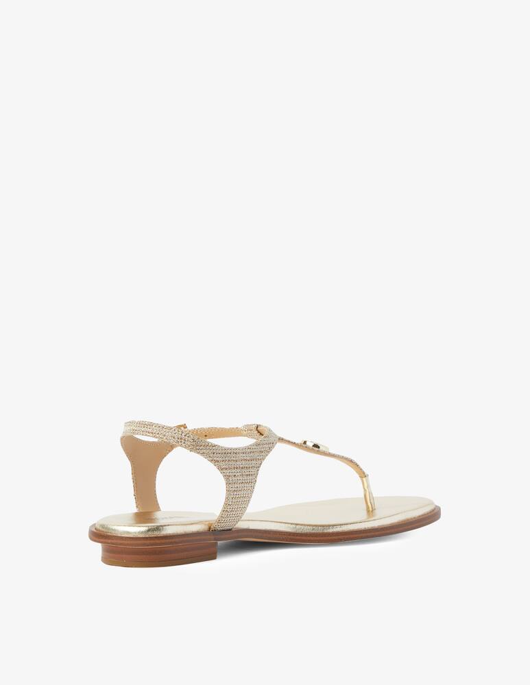 rinascente Michael Michael Kors Mallory Met flat sandals - gold