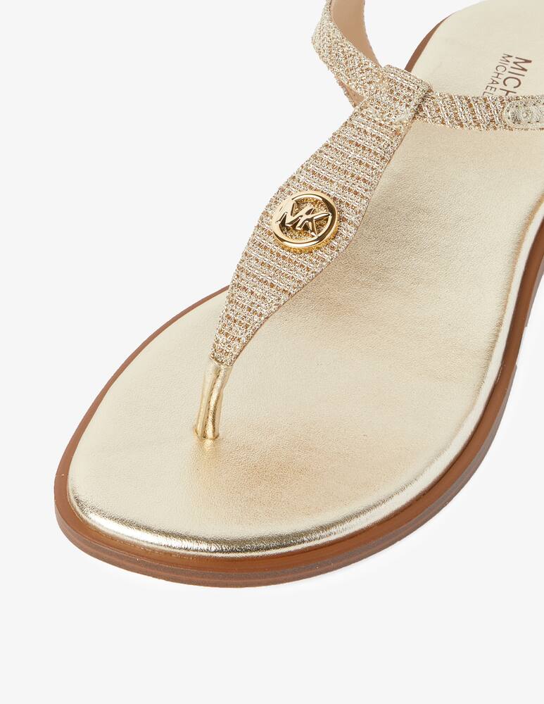 rinascente Michael Michael Kors Mallory Met flat sandals - gold