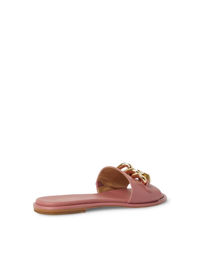 rinascente Michael Michael Kors Scarlett slides with chain - pink