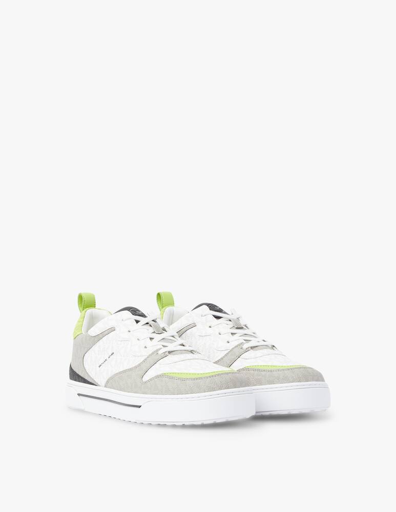 rinascente Michael Kors Sneakers baxter basket logo allover - bianco