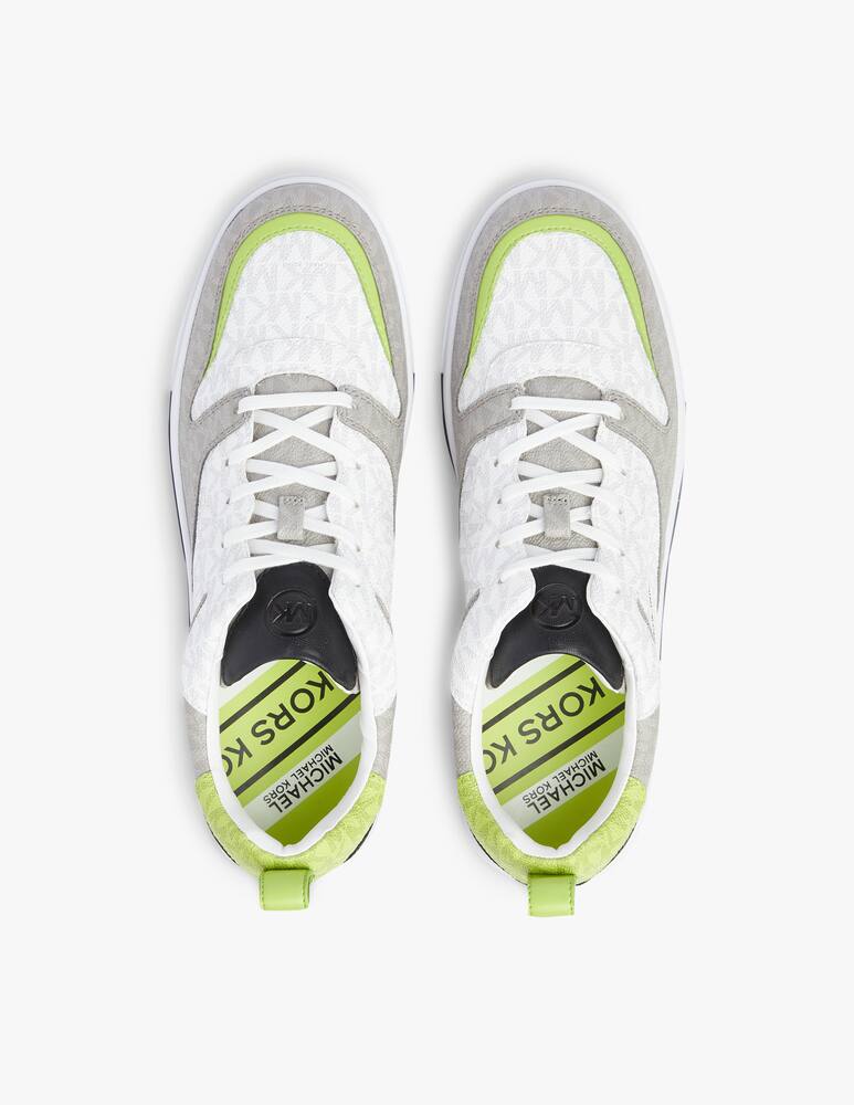 rinascente Michael Kors Sneakers baxter basket logo allover - bianco