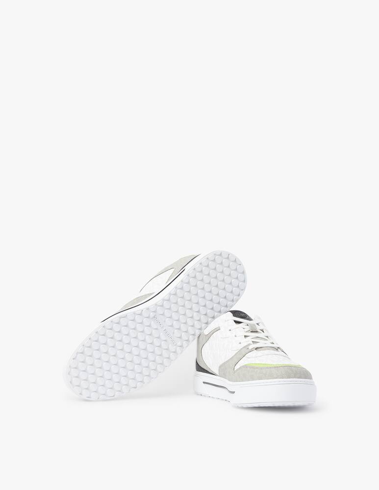 rinascente Michael Kors Sneakers baxter basket logo allover - bianco