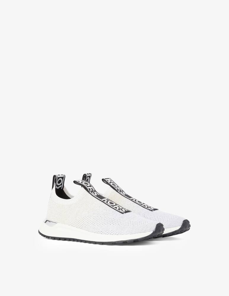 rinascente Michael Michael Kors Bodie slip on lurex sneakers - White