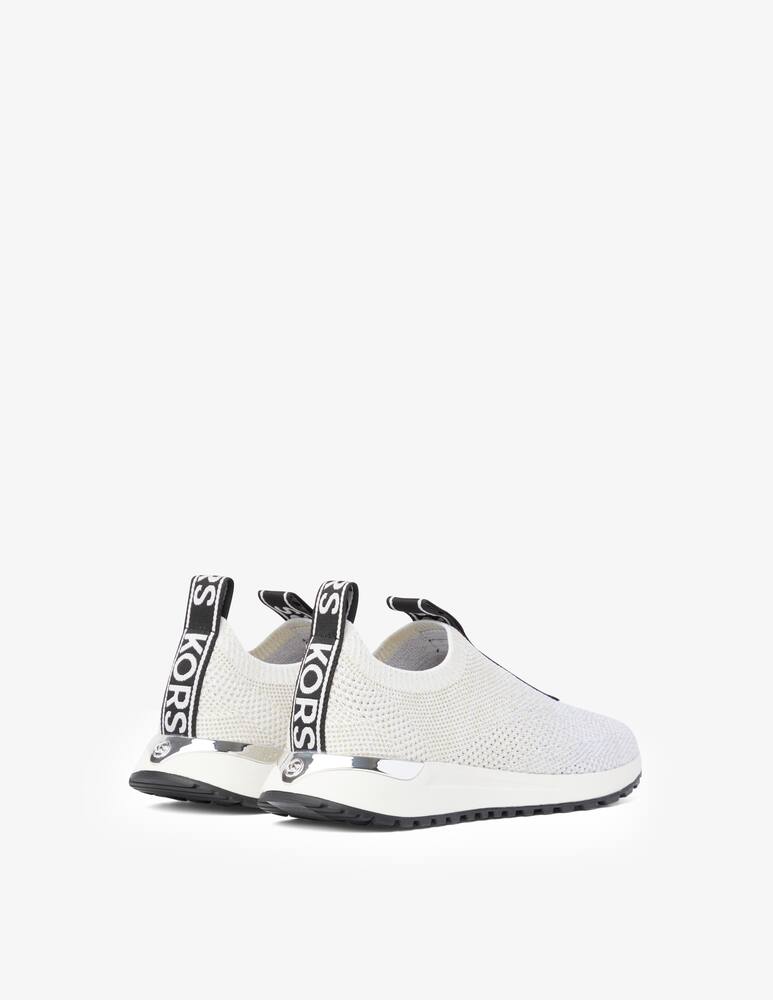 rinascente Michael Michael Kors Bodie slip on lurex sneakers - White